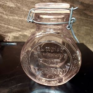 Pink Crawnford gift ware made in Italy Jar Summer Memories.